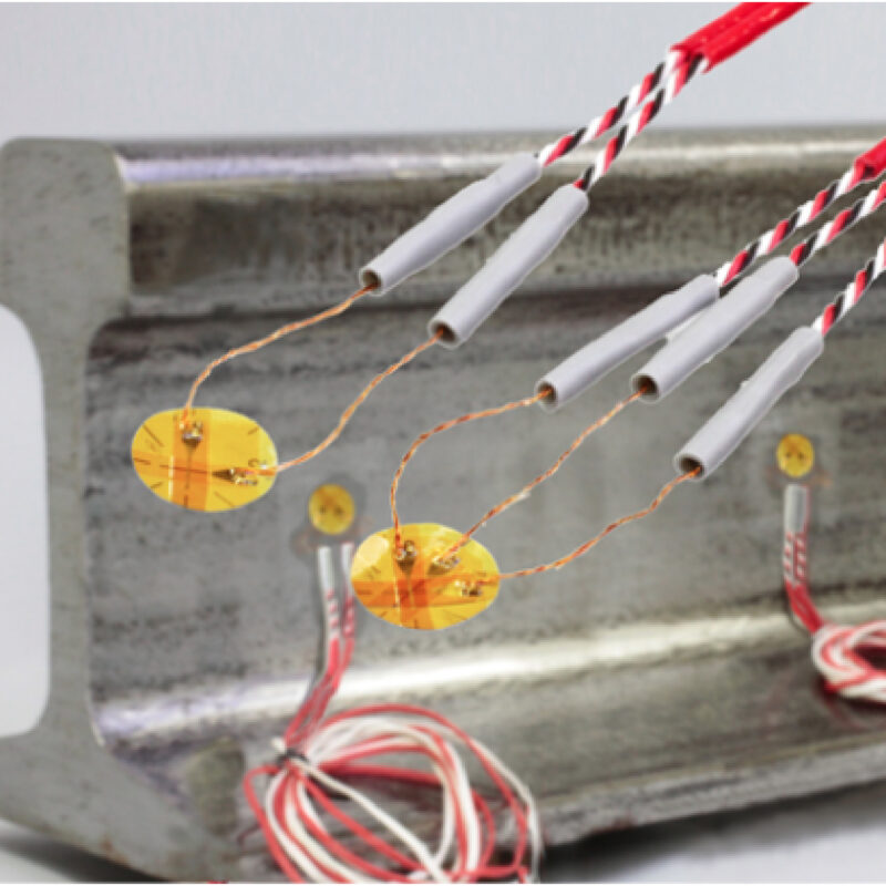 Galga extensiométrica de campo magnético serie QMF