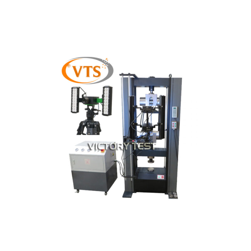 Máquina de ensayo de tracción de varillas de refuerzo con extensómetro de vídeo | VTS (WDW-100L)